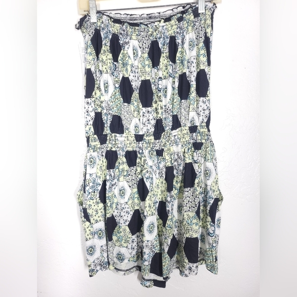 NWT BP Romper Floral Geometric Small - Picture 2 of 4